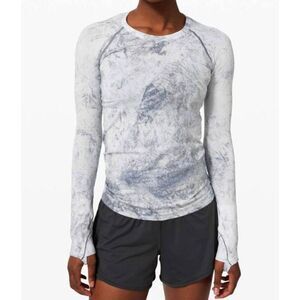 NWOT LULULEMON ATHLETICA Swiftly Teck Long Sleeve 2.0 'MultiDye Size 4
